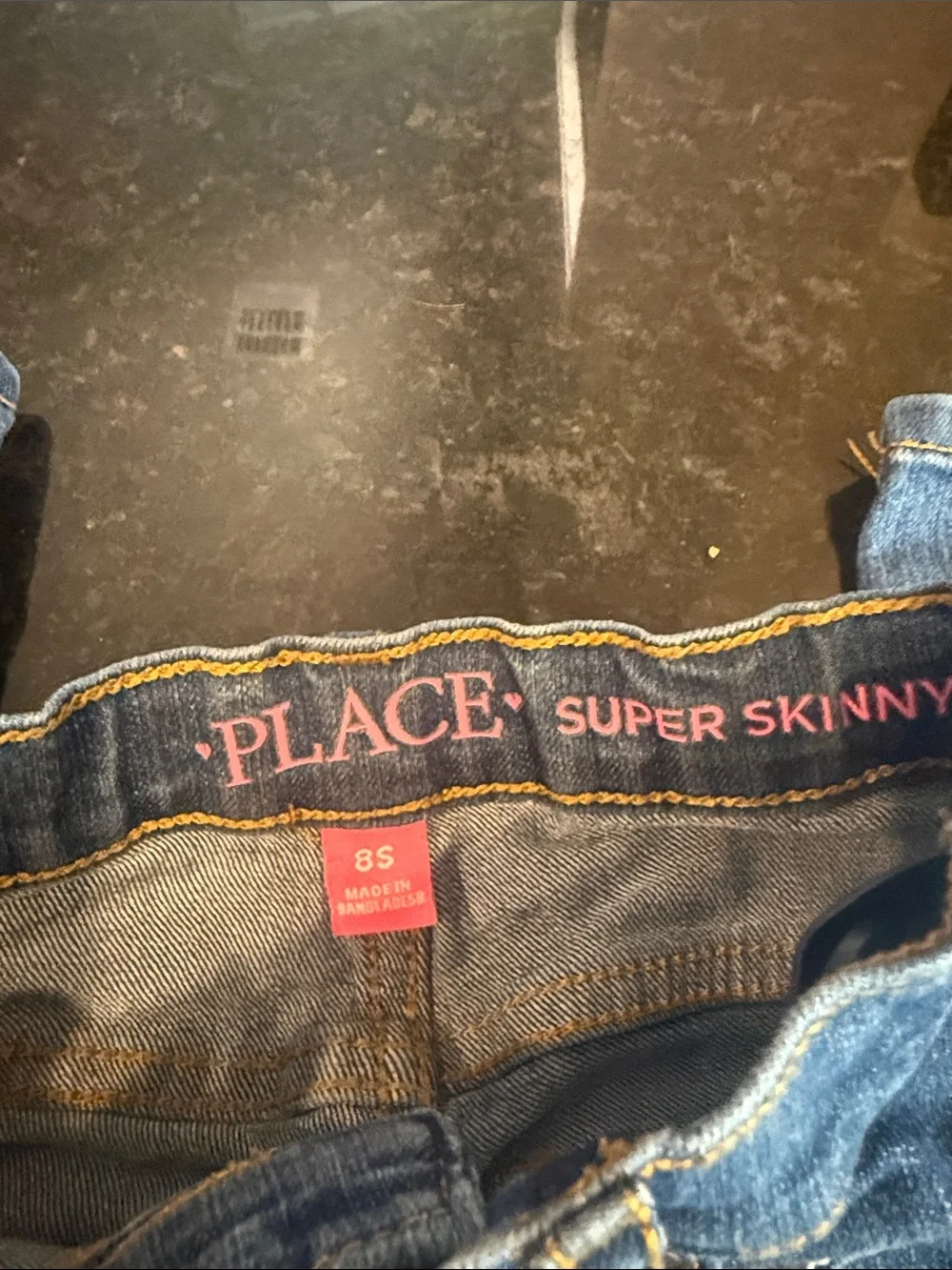 The Children's Place Girls Denim Jeans - Light Blue & Medium Blue